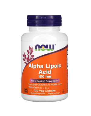 Alpha Lipoic Acid, 100 mg, 120 Veg Capsules