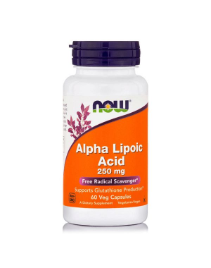 Alpha Lipoic Acid  250 mg 60 Veg Capsules NOW Foods