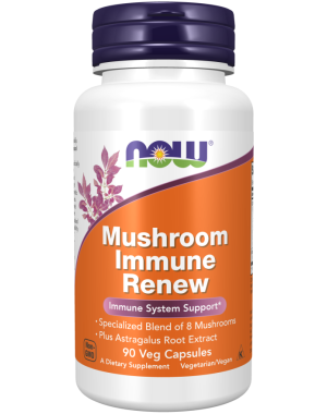 MUSHROOM IMMUNE RENEW  90vcaps Now Foods