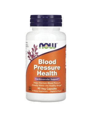 Blood Pressure Health, 90 Veg Capsules Now foods