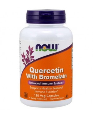 Quercetin with Bromelain 120 Veg Capsules NOW Foods