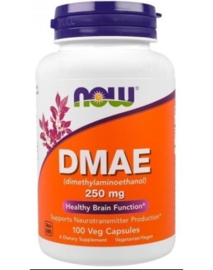 DMAE 250 mg 100 Veg Capsules NOW Foods