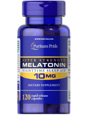 Melatonina 10mg 120 capsulas PURITANS Pride