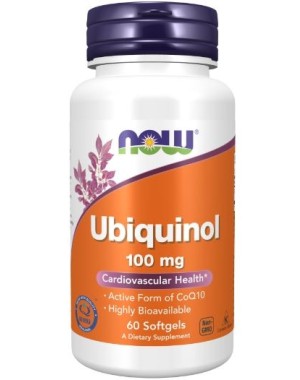 Ubiquinol 100 mg   60 Softgels Now