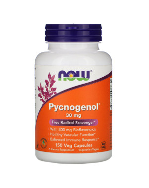 Pycnogenol, 30 mg, 150 Veg Capsules Now