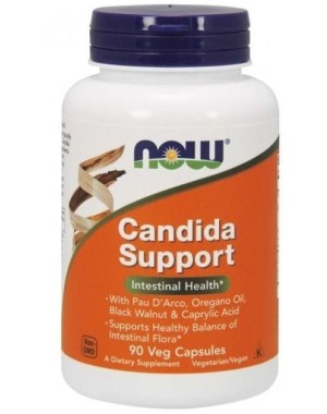 Candida Support 90 Vegcaps NOW Foods