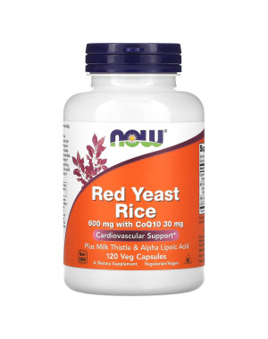 Red Yeast Rice, 120 Veg Capsules