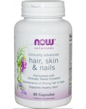 Hair Skin e Nails 90  Capsules NOW Foods 