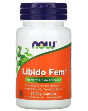 Libido Fem 60 Veg Capsules NOW Foods