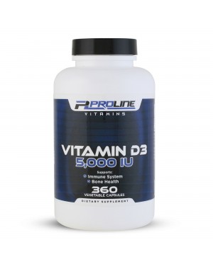 Vitamina D3 5.000 360 Veg Capsulas  PLV Proline Vitamins