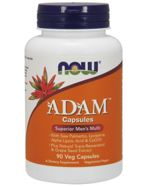 ADAM Men s Multiple Vitamin Veg 90 Capsules NOW Foods