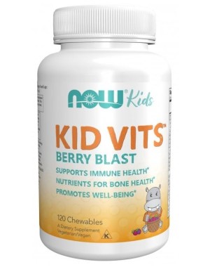 Kids Vits Berry Blast 120 chewables NOW Foods