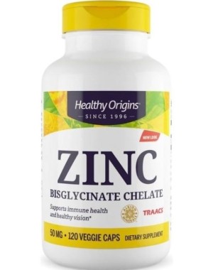 Zinco 50mg 120vcaps HEALTHY Origins