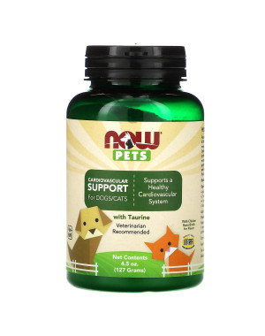Pets, Cardiovascular Support for Dogs/Cats, 4.5 oz (127 g) Now foods