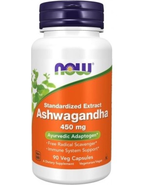 Ashwagandha 450 mg 90 Veg Capsules NOW Foods