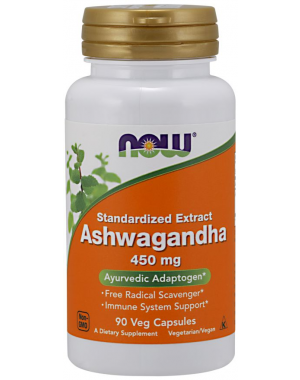 Ashwagandha 450 mg 90 Veg Capsules NOW Foods