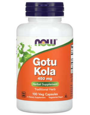 GOTU KOLA 450mg 100 VCAPS Now foods