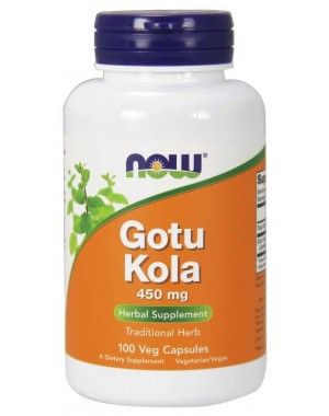 Gotu Kola 450 mg 100 Veg Capsules NOW Foods