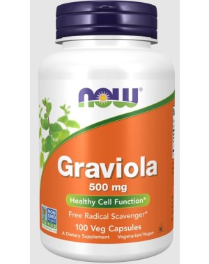 Graviola 500mg 100vcaps NOW Foods