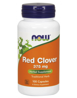 Red Clover 375 mg 100 Capsules NOW Foods