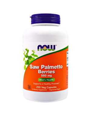 Saw Palmetto Berries, 550 mg, 250 Veg Capsules
