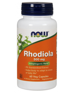 Rhodiola 500 mg 60 Veg Capsules NOW Foods