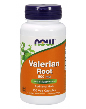 Valerian Root 500 mg  100 Capsules NOW Foods