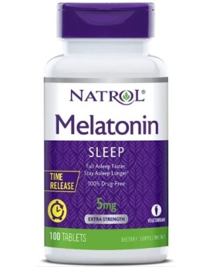 Melatonina 5 mg TIME RELEASE 100 tablets NATROL