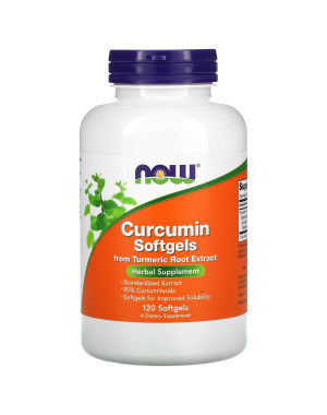Turmeric Curcumin Gels, 475 mg, 120 Softgels Now foods