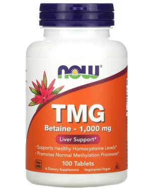 TMG, 100 Tablets (1,000 mg per Tablet) NOW Foods