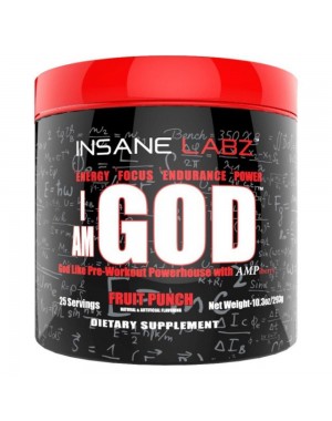 I Am God 25 servings 298g INSANE Labz 