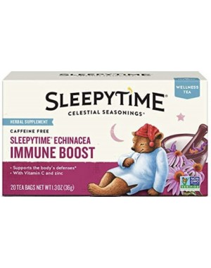 Chá Sleepytime Echinacea Immune Boost - 20 saquinhos Celestial Seasonings