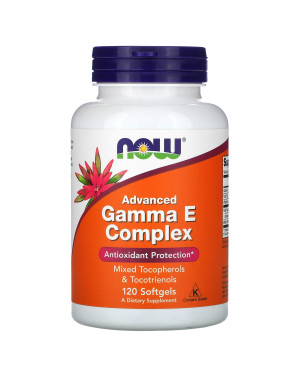 Gamma E Complex, Advanced, 120 Softgels Now foods