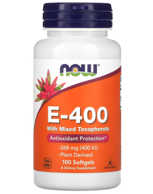 E-400 100 Softgels Now foods