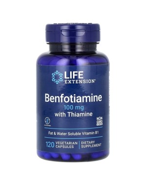 Benfotiamine with Thiamine 100mg 120s Life Extension