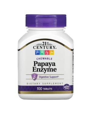 Papaya Enzyme, Chewable, 100 Tablets