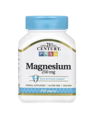Magnesium, 250 mg, 110 Tablets