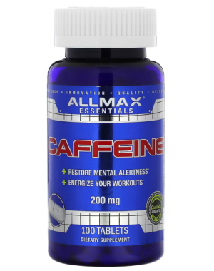 Caffeine, 200 mg, 100 Tablets ALLMAX