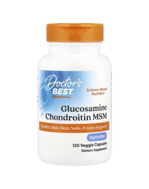Glucosamine Chondroitin MSM, 120 Veggie Capsules Doctor's Best