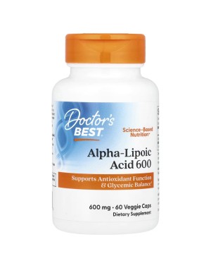 Alpha-Lipoic Acid 600, 600 mg, 60 Veggie Caps Doctor's Best