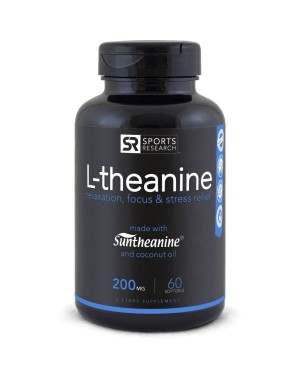 L Theanine Suntheanine 200mg 60 softgel SPORTS Research