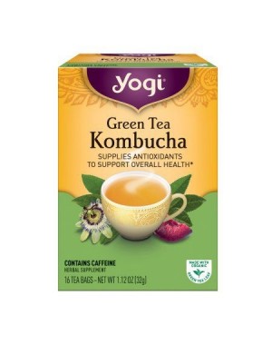 Yogi Green Tea Kombucha Tea 16 unidades