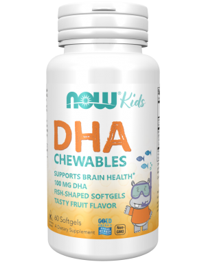 DHA Kids 60 Chewable Softgels NOW