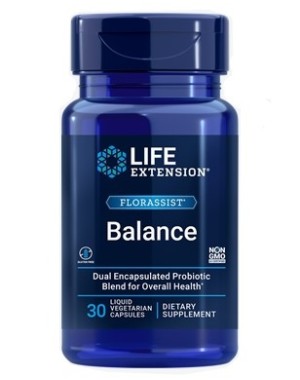 FLORASSIST  Balance 30 liquid veg capsules LIFE Extension