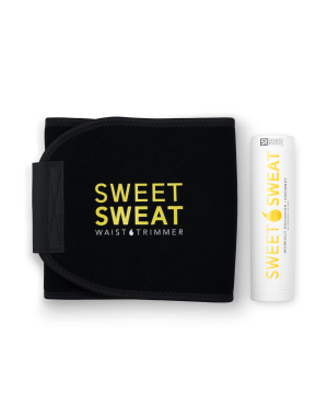 Sweet Sweat Stick 6.4 Oz + Waist Trimmer-Coconut-Yellow-XL