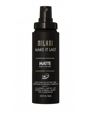 Spray fixador Make it Last Matte Charcoal Setting Spray 60 ml Milani 