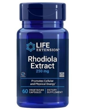Rhodiola Extract 250 mg, 60 vegetarian capsules Life Extension