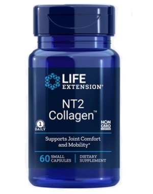 NT2 Colágeno 40mg 60 caps LIFE Extension 