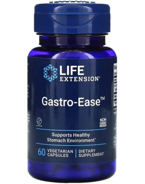 Gastro-Ease 60 vegetarian capsules Life Extension