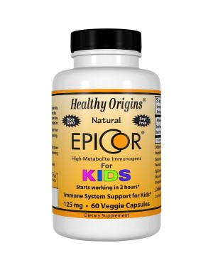 EpiCor Kids 125mg 60 Vcaps HEALTHY Origins